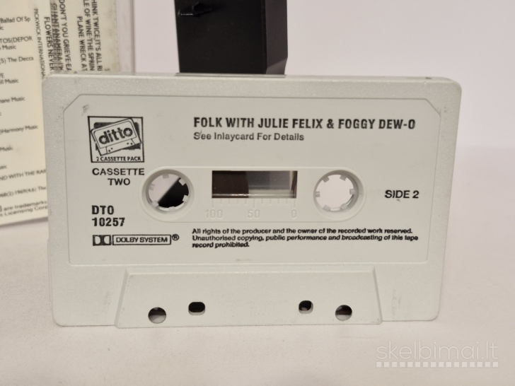 Audio kasetė Folk With Julie Felix And Foggy Dew-O