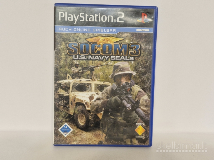 Žaidimas SOCOM 3 US Navy Seals PAL Playstation 2