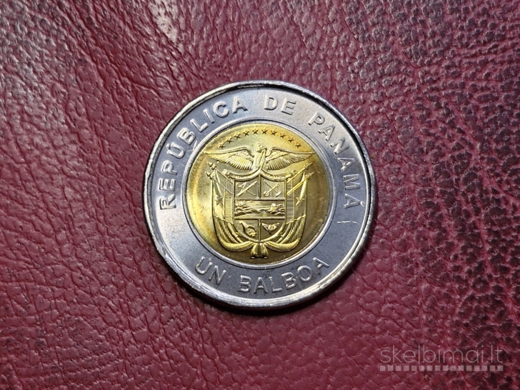 Panama 1 balboa, 2018 UC# 117 Raudonojo Kryžiaus