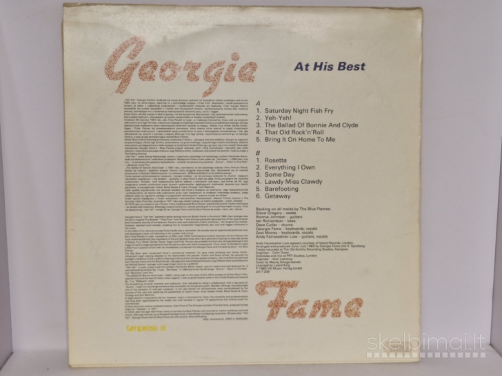 LP plokštelė Georgie Fame – At His Best
