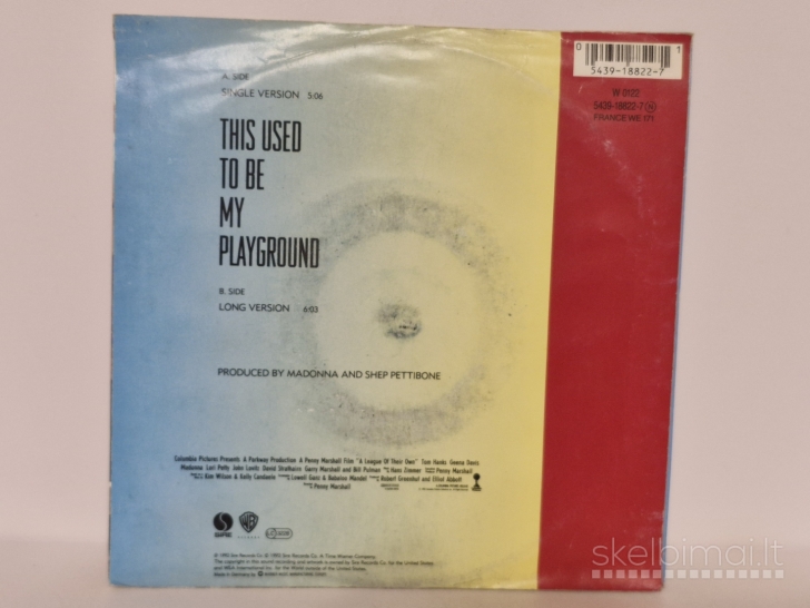 LP plokštelė Madonna ‎– This Used To Be My Playground