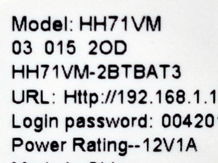 4G+ LTE modemas Alcatel HH71VM su maitinimo blokeliu