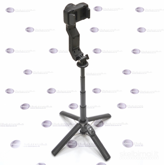 565 Keturkojis stovas asmenukių (selfie) lazda Blavec Fusion 100CM LED + Gimbal