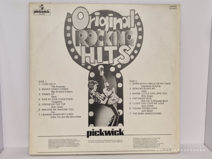 LP plokštelė Various – Original Rocking Hits
