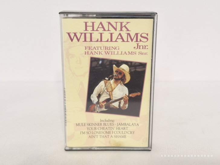Audio kasetė Hank Williams Junior Featuring Hank Williams Senior