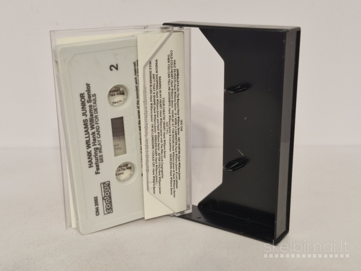 Audio kasetė Hank Williams Junior Featuring Hank Williams Senior
