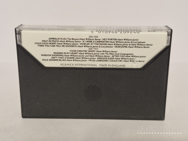 Audio kasetė Hank Williams Junior Featuring Hank Williams Senior