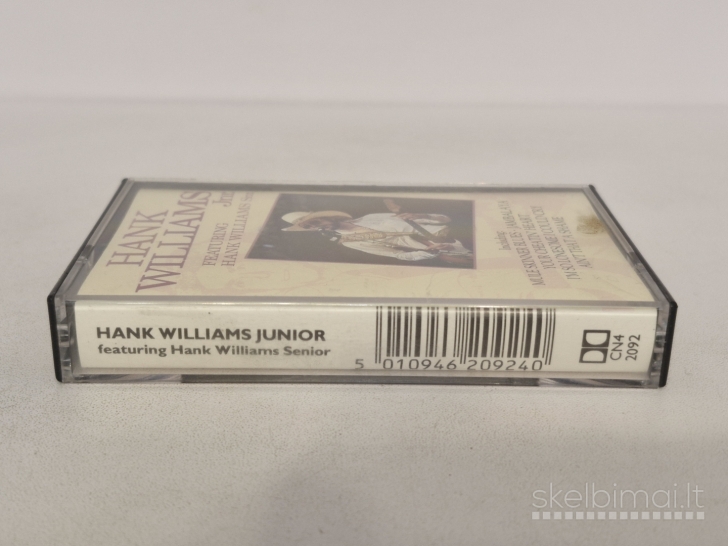 Audio kasetė Hank Williams Junior Featuring Hank Williams Senior