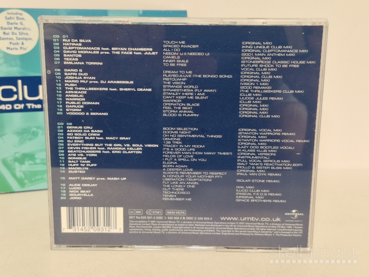 2 Audio CD Various – Clubmix 2001
