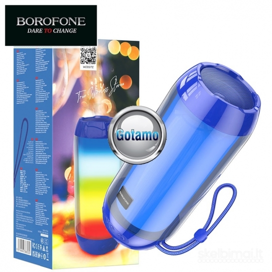 566 Bluetooth garsiakalbiai kolonėlės Borofone True Wireless Stereo FM