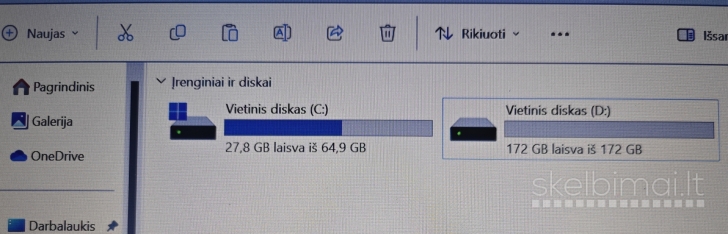 SSD diskas 256 GB M.2 NVMe