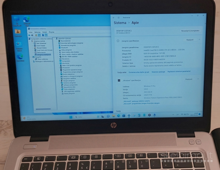 Neveikiantis HP EliteBook 840 G3