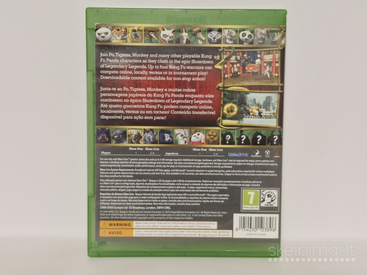 Žaidimas Kung Fu Panda Showdown of the Legendary Legends PAL Xbox One