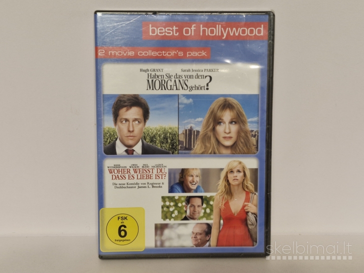 2 filmai 1 DVD Morgans ir Love Is? vaid. H. Grant ir Owen Wilson