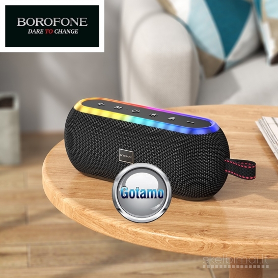 568 Bluetooth garsiakalbiai kolonėlės Borofone Cool LED FM