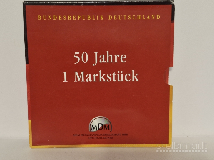 Monetų rinkinys 50Jahre 1 Markstuck 1950 Vokietija