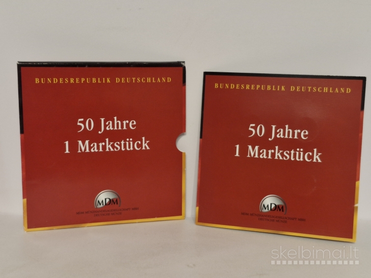Monetų rinkinys 50Jahre 1 Markstuck 1950 Vokietija