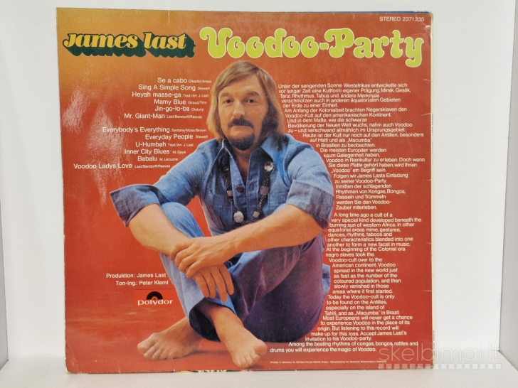 LP plokštelė James Last ‎– Voodoo-Party