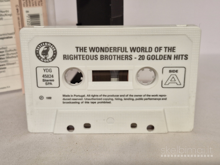 Audio kasetė The Wonderful World Of The Righteous Brothers