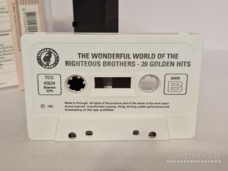 Audio kasetė The Wonderful World Of The Righteous Brothers