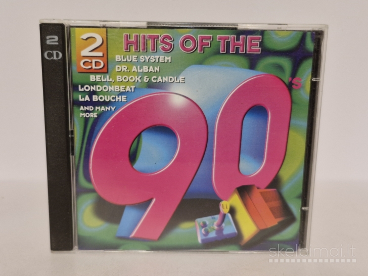 Dvigubas audio CD Various ‎– Hits Of The 90's