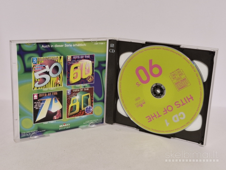 Dvigubas audio CD Various ‎– Hits Of The 90's