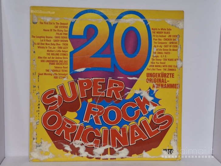 LP plokštelė Various – 20 Super Rock Originals