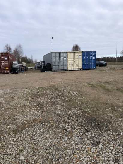 Parduodami BUAB Integre Trans jūriniai konteineriai