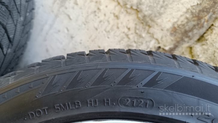 BMW originalūsratlankiai R17+Hankook Winter i*cept IZ2 