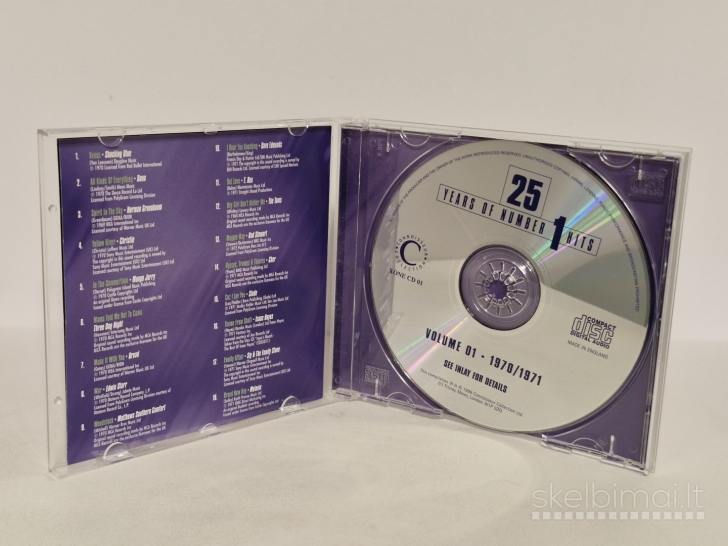 Audio CD 25 Years Of Number 1 Hits Volume 01