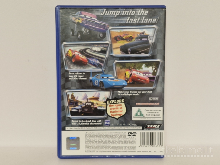 Žaidimas Disney Pixar Cars PAL Playstation 2
