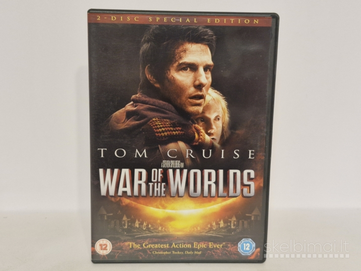 DVD filmas War Of The Worlds vaid. Tom Cruise