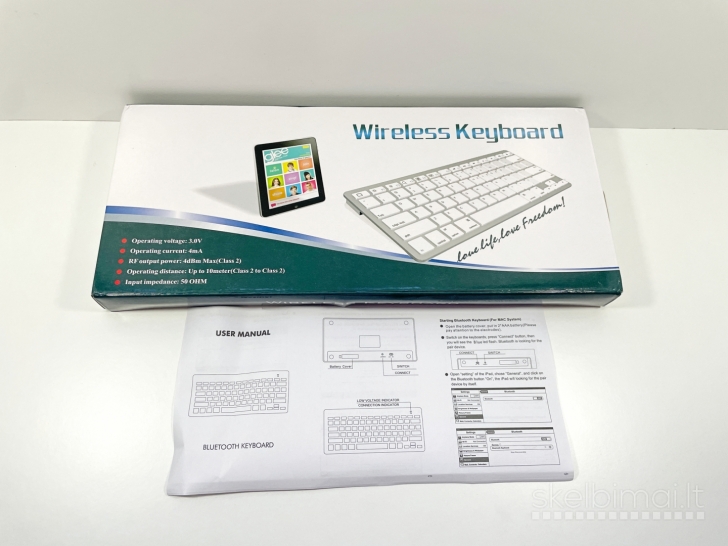 Nauja belaidė bluetooth klaviatūra