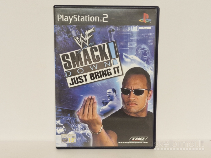 Žaidimas WWF Smackdown Just Bring It PAL Playstation 2