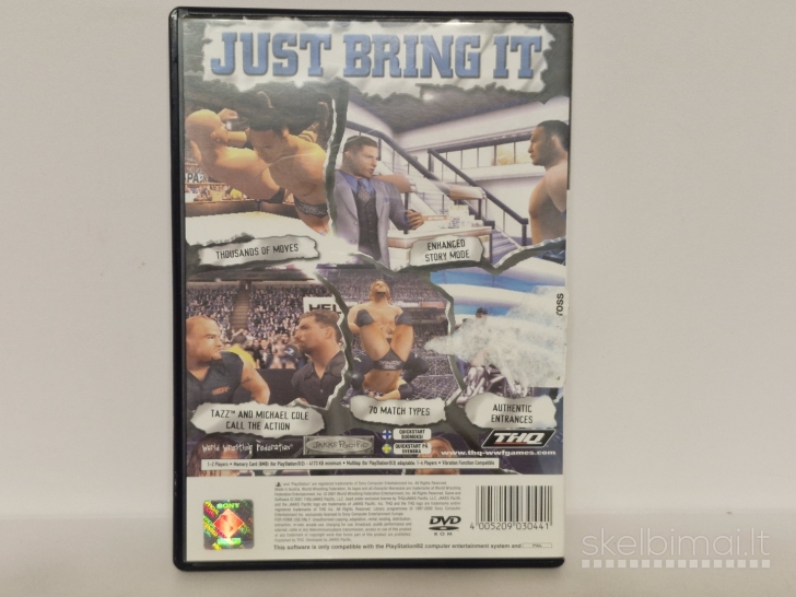 Žaidimas WWF Smackdown Just Bring It PAL Playstation 2