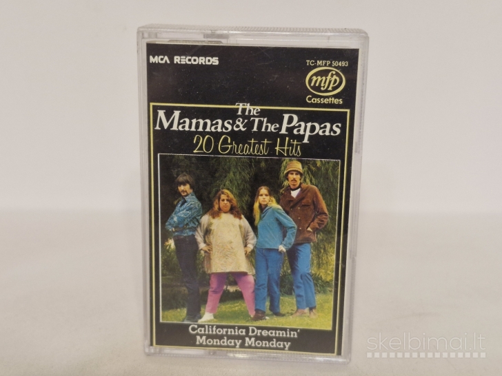 Audio kasetė The Mamas & The Papas – 20 Greatest Hits