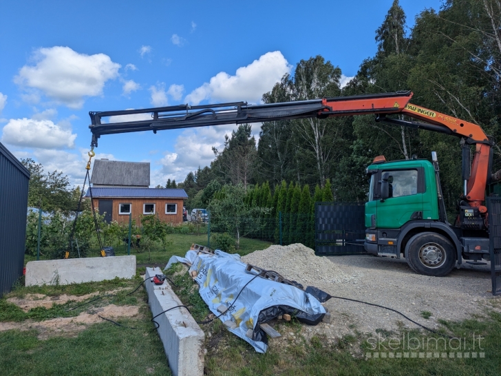 Savivartis fiskaras /greiferis pervežimo paslaugos