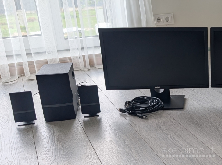 Dell E2216H monitorius + Acme EA-98 kolonėles