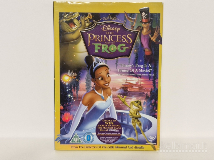 Animacinis DVD Disney filmas The Princess and the Frog