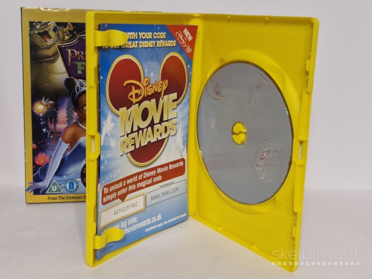 Animacinis DVD Disney filmas The Princess and the Frog