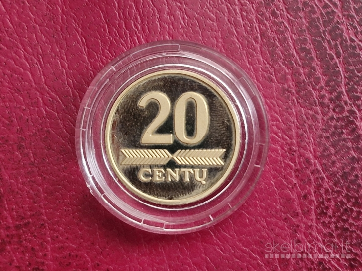 Lietuva 20 centų, 2003 KM# 107