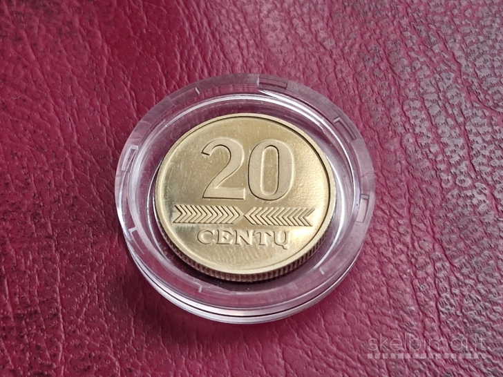 Lietuva 20 centų, 2003 KM# 107