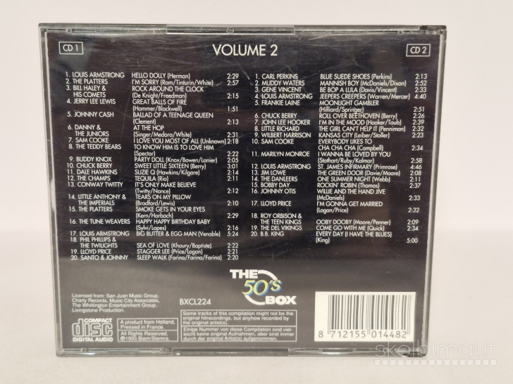 2 Audio CD The 50's Box Volume 2