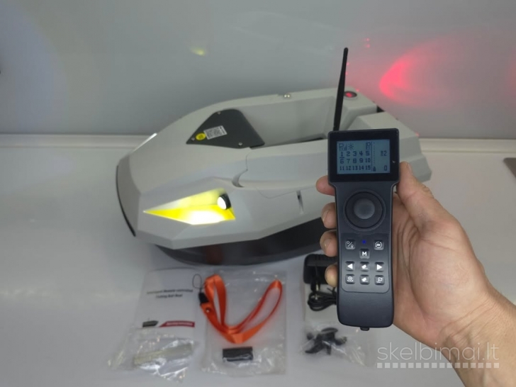 Naujas D50B Pašaro gabenimo jaukinimo laivelis su GPS