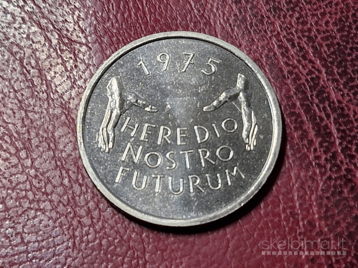 Šveicarija 5 frankai, 1975 KM# 53 apsaugos metai