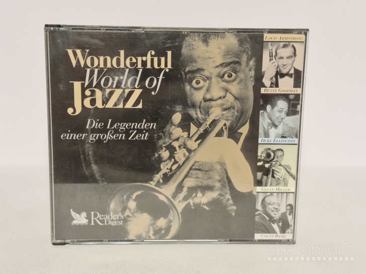 5 CD audio rinkinys-dežutė Various – Wonderful World Of Jazz