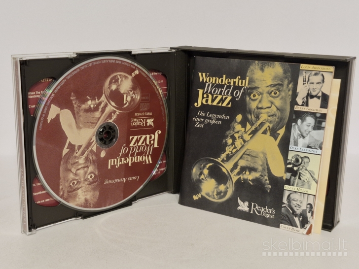 5 CD audio rinkinys-dežutė Various – Wonderful World Of Jazz