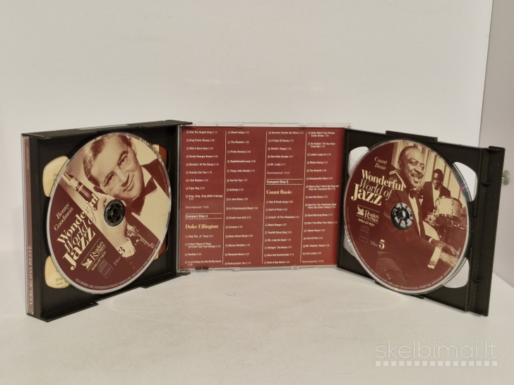 5 CD audio rinkinys-dežutė Various – Wonderful World Of Jazz