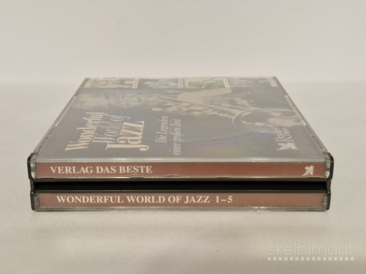 5 CD audio rinkinys-dežutė Various – Wonderful World Of Jazz
