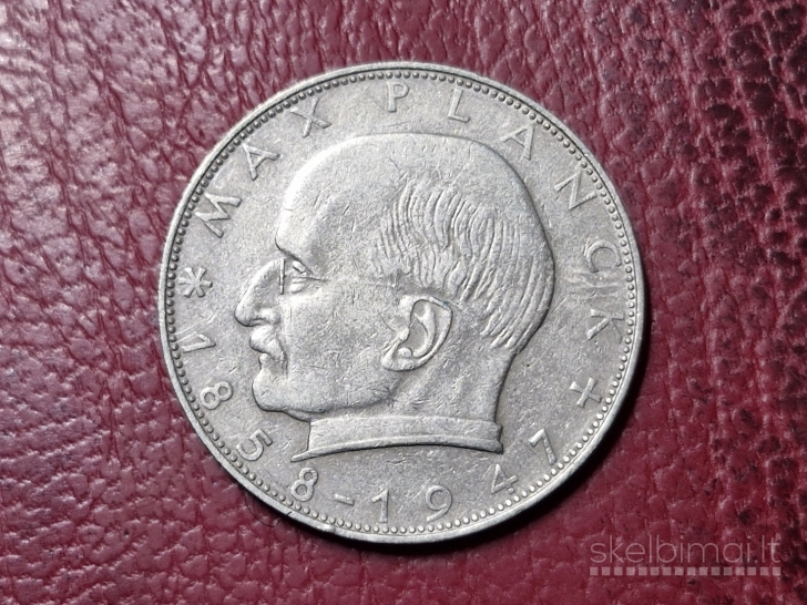Vokietija 2 markės, 1961D KM# 116